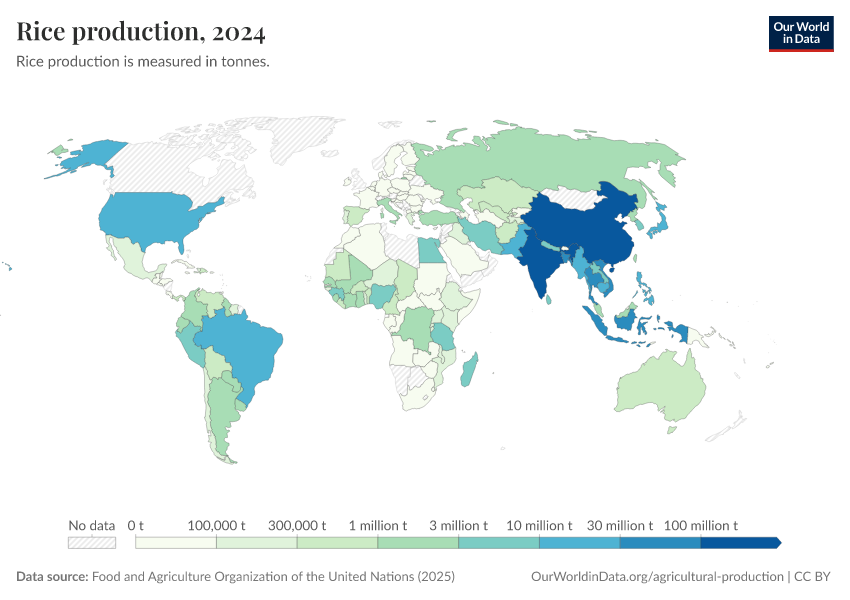 A thumbnail of the "Rice production" chart